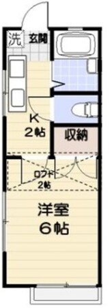 ベルコート西久保の物件間取画像